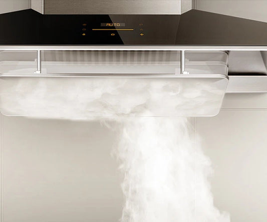 Fotile 90cm Stainless Steel Wall Mounted Rangehood - Adjustable Smart Suction Plate EMG9030