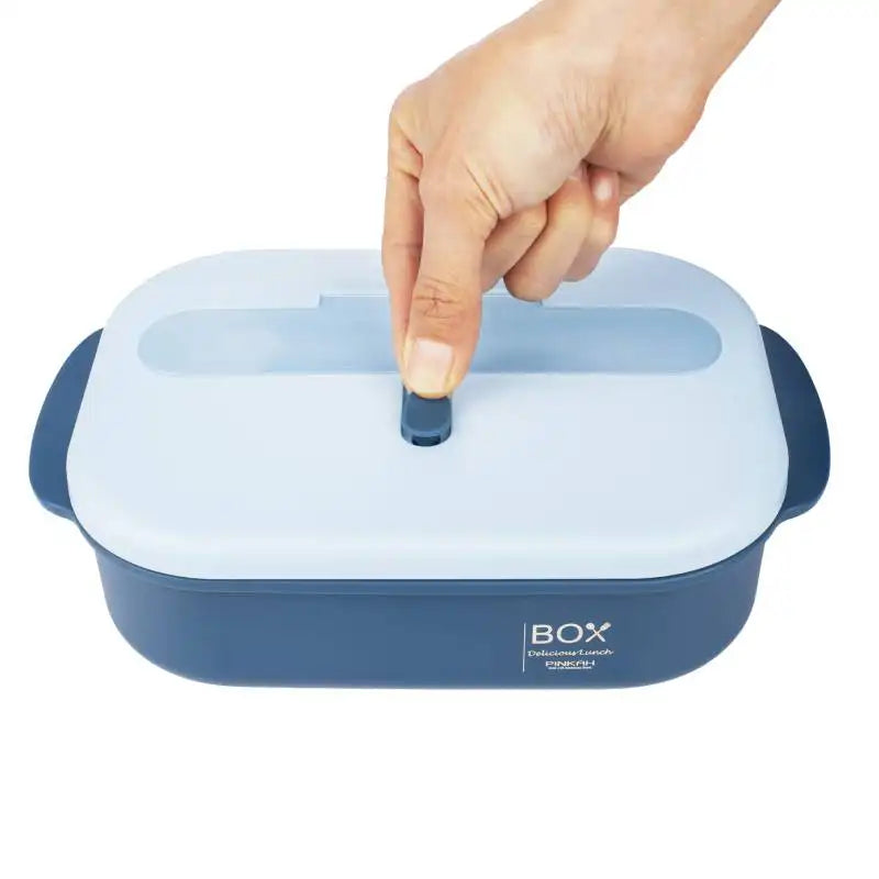 Stainless Steel Lunch Box with 3 Compartments 1000ml PINKAH Orange