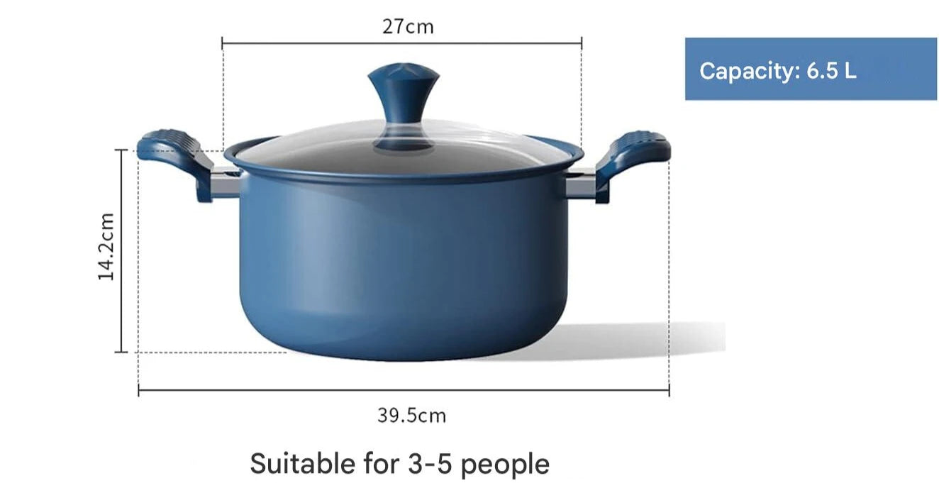 Multifunctional Cooking Pot 26CM Blue