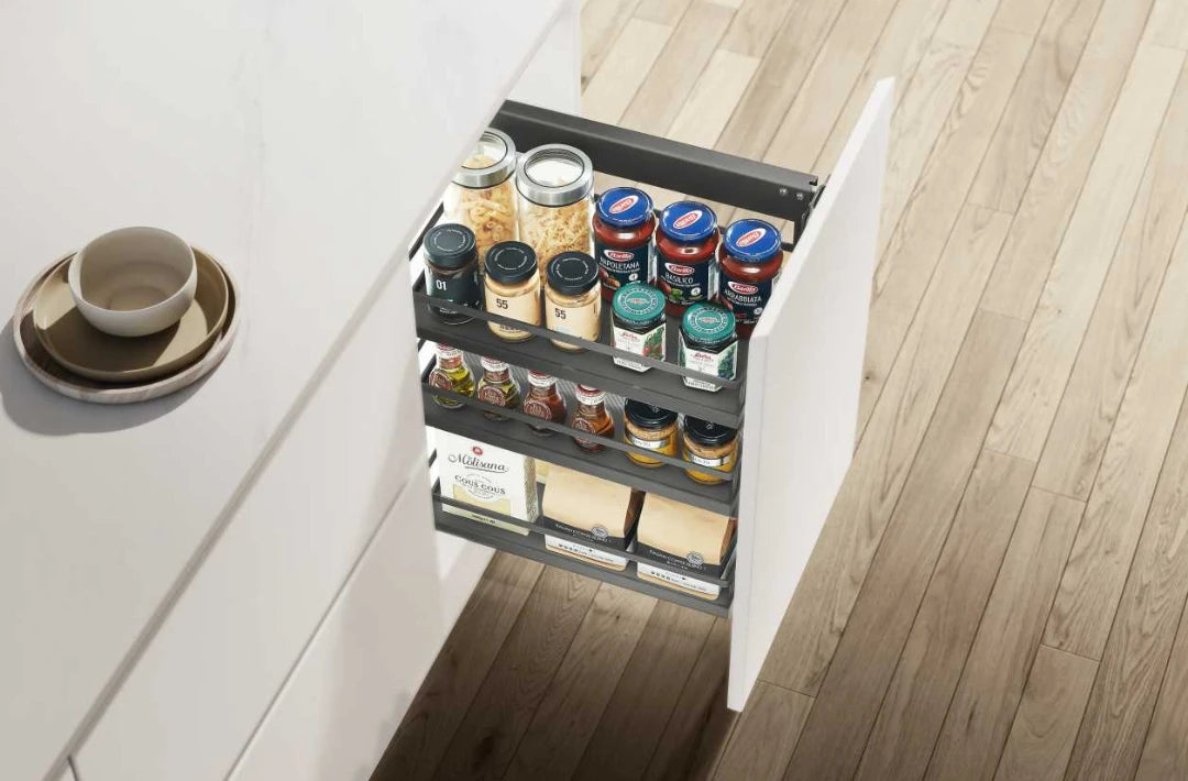 Side Basket 3 Layers - Diamond - Fits 300mm Cabinet Width - 304154