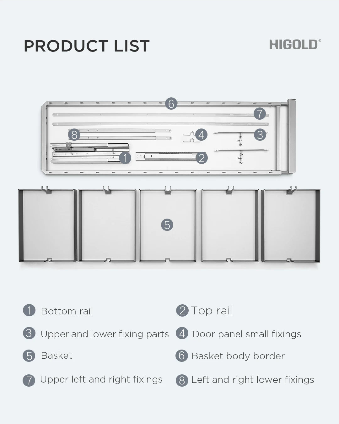 Shearer Tall Larder Units - Fits 400mm Cabinet Width - 201186