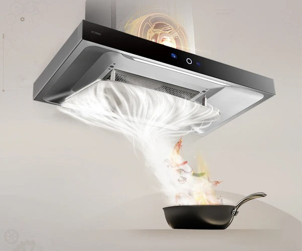 Fotile 90cm Silencore Box Chimney Wall Mounted Rangehood - Air Manager EMG9060 / EMG9060C