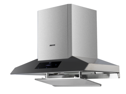 Fotile 90cm Self-adjusting Canopy Wall Mounted Rangehood - EMG9050S-Y