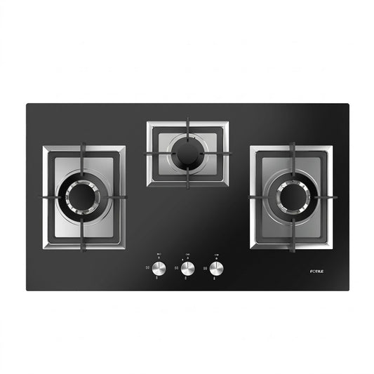 FOTILE 90cm 3 Burner Cooktop - Powerful Fire Unlocks More Flavours! GLG86322S
