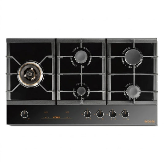FOTILE 90cm 5 Burner Gas Cooktop - Accurate Timing Control GLG90505