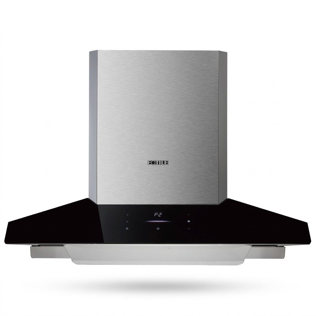 Fotile 90cm Pyramid Chimney Wall Mounted Rangehood - Stainless Steel EMG9050
