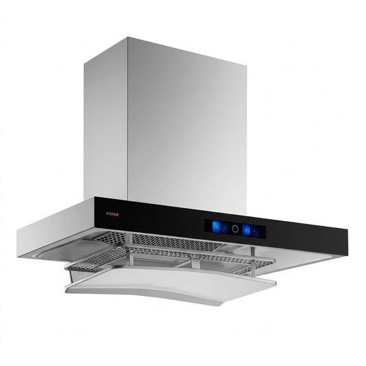 Fotile 90cm Silencore Box Chimney Wall Mounted Rangehood - Air Manager EMG9060 / EMG9060C