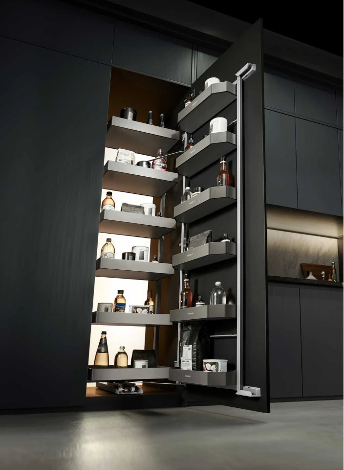 Tandem Pantry Unit with Soft Close - Suits from 1825mm Height & 600mm Width Cabinet - 202256