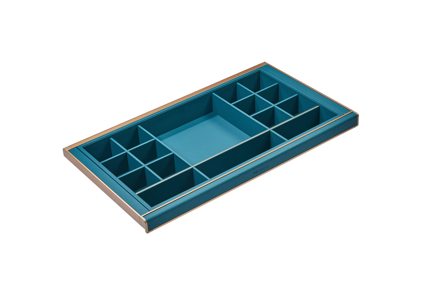 Charm Storage Box - Fits 900mm Cabinet - B Series Teal PU Leather - 706014 / 706014S