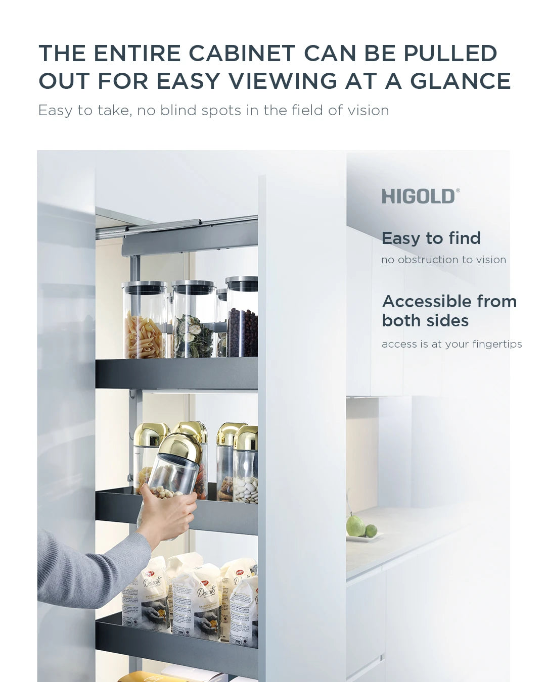 Shearer Tall Larder Units - Fits 300mm Cabinet Width - 201183