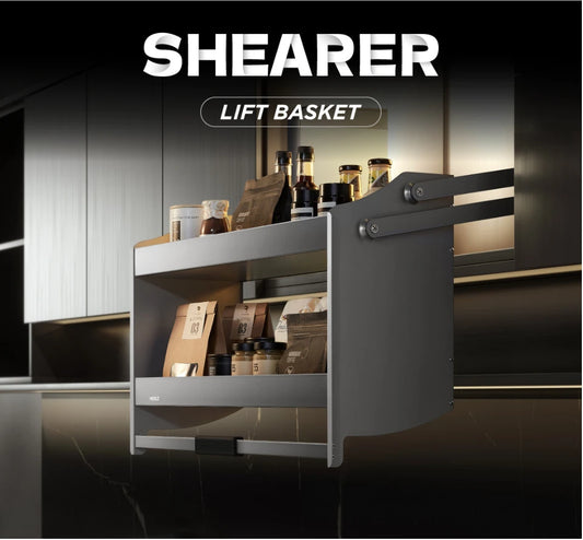 Shearer Lift Basket Overhead Cabinet Storage - for a 600mm Cupboard - 401221