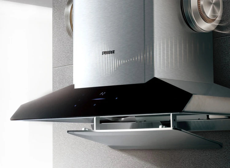 Fotile 90cm Pyramid Chimney Wall Mounted Rangehood - Intelligent Self-Adjusting EMG9050-Y