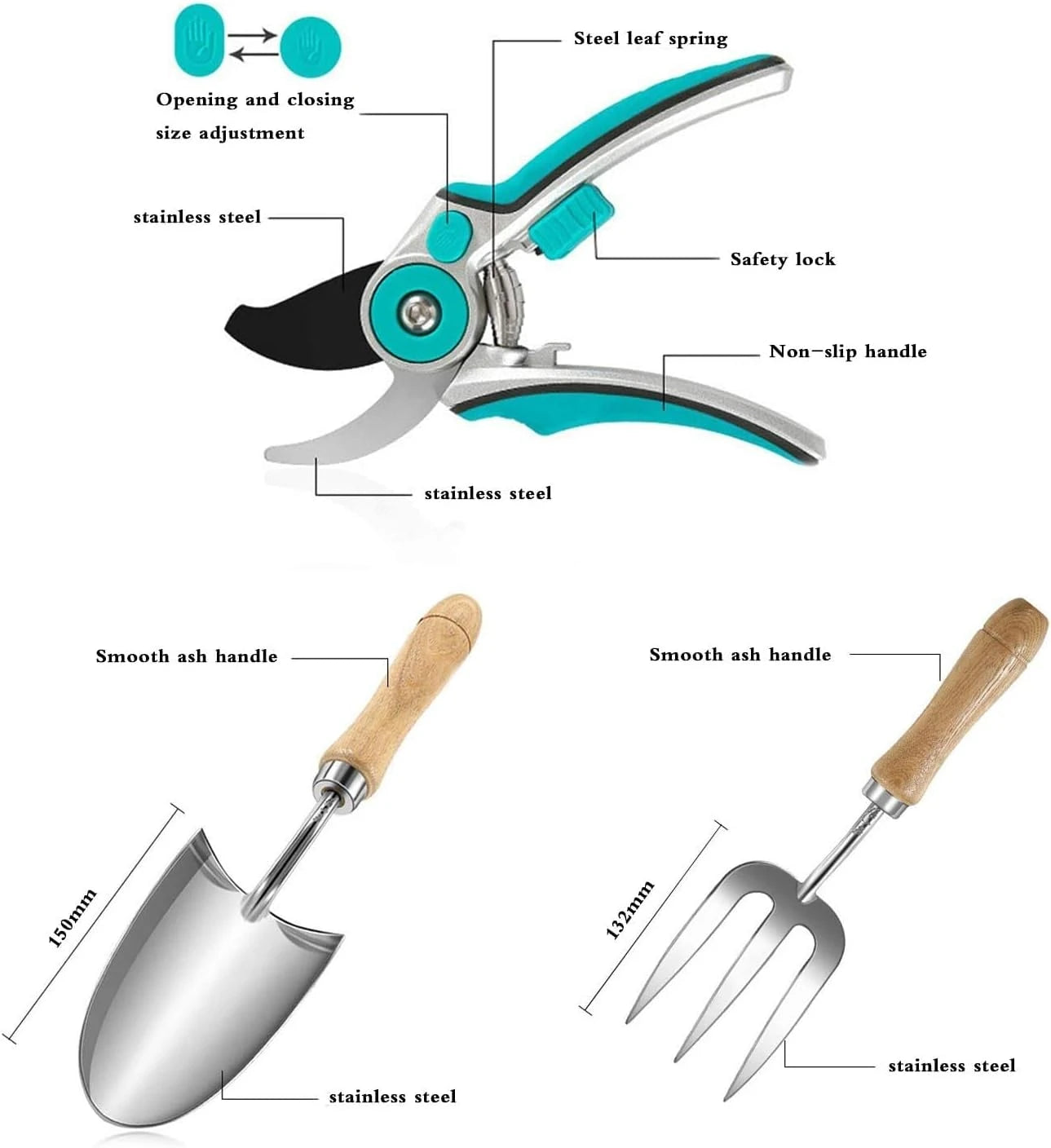 Garden Tool Deluxe Gift Box Set - Spring Joy Series by Master Z