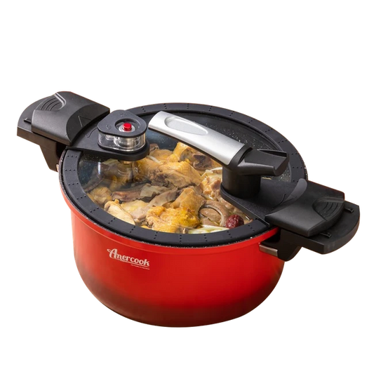Amercook Micro-pressure Cooker Red