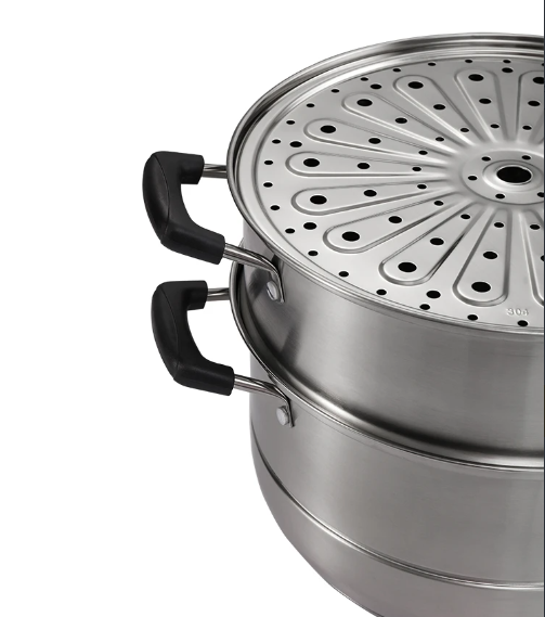 30CM Premium 304 Stainless Steel Multi-Layer Steamer / 张小泉不锈钢蒸锅