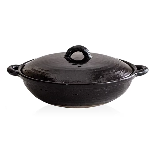 Authentic Japanese 4th-market Donabe Pot Casserole Pot Size 8/9
