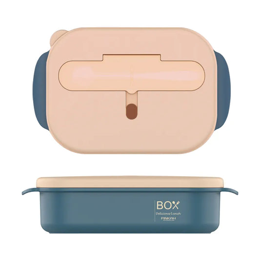 Stainless Steel Lunch Box with 3 Compartments 1000ml PINKAH Orange