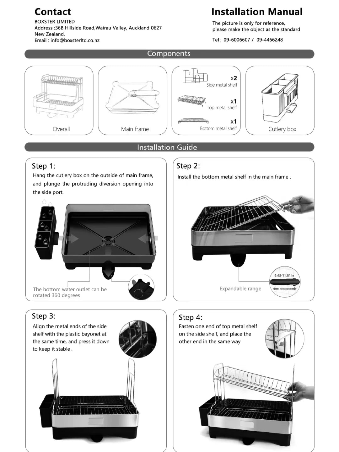 2-Tier Dish Drying Rack