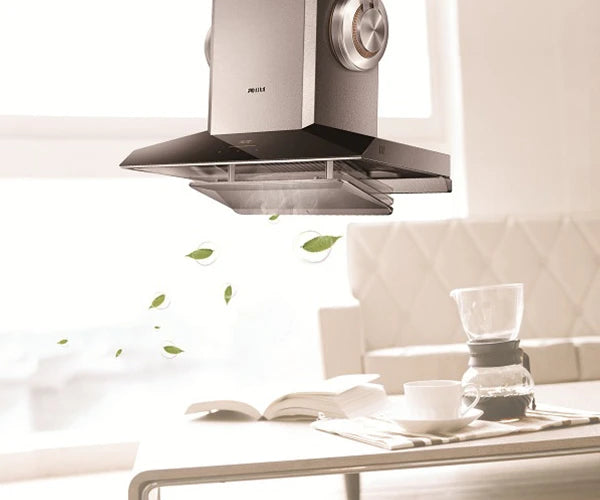 Fotile 90cm Stainless Steel Wall Mounted Rangehood - Adjustable Smart Suction Plate EMG9030