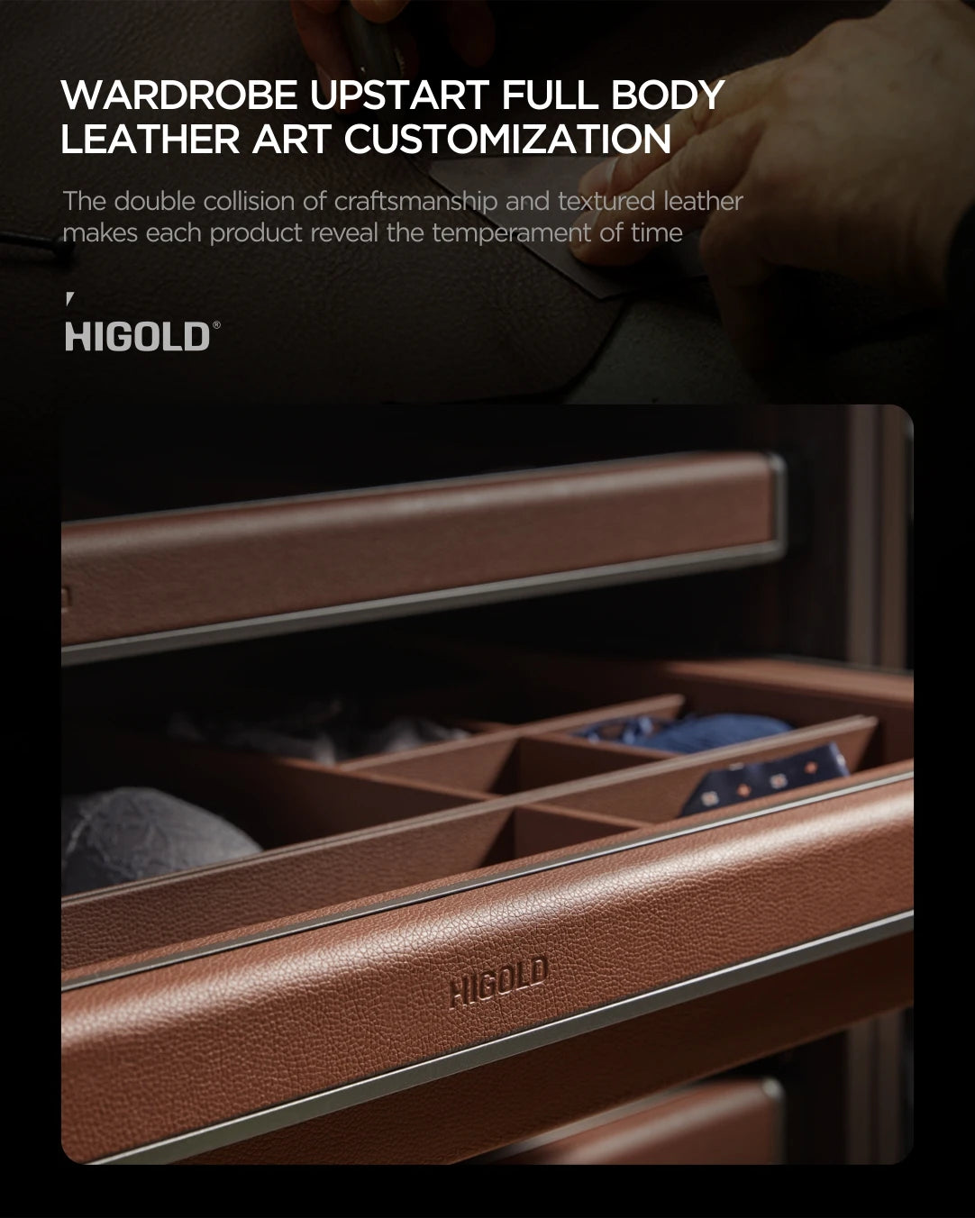 Charm Storage Box - Fits 900mm Cabinet - B Series Teal PU Leather - 706014 / 706014S