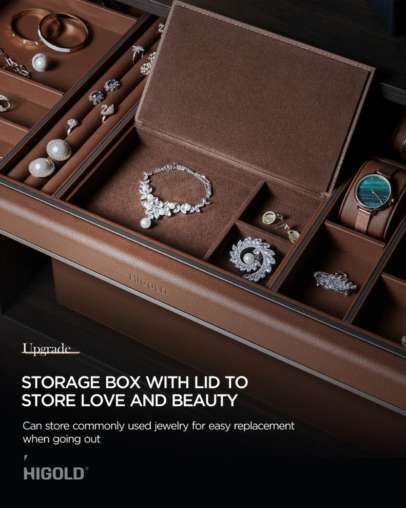 Jewellery Storage Box - Fits 900mm Cabinet - B Series Teal PU Leather - 706044 / 706044S