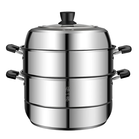 30CM Premium 304 Stainless Steel Multi-Layer Steamer / 张小泉不锈钢蒸锅