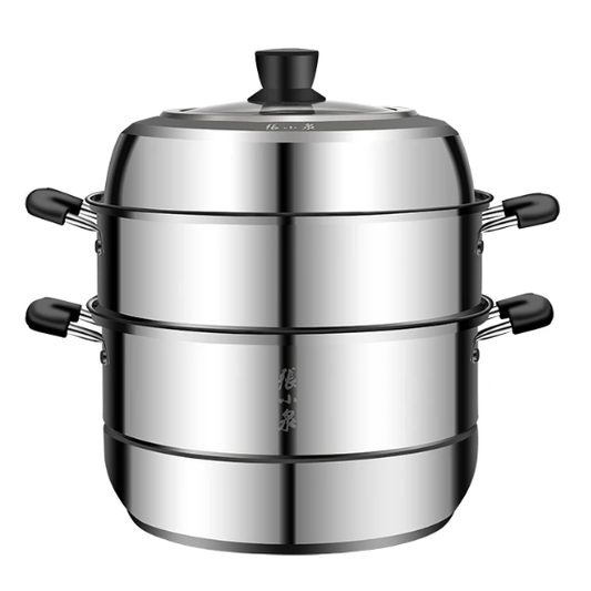30CM Premium 304 Stainless Steel Multi-Layer Steamer / 张小泉不锈钢蒸锅