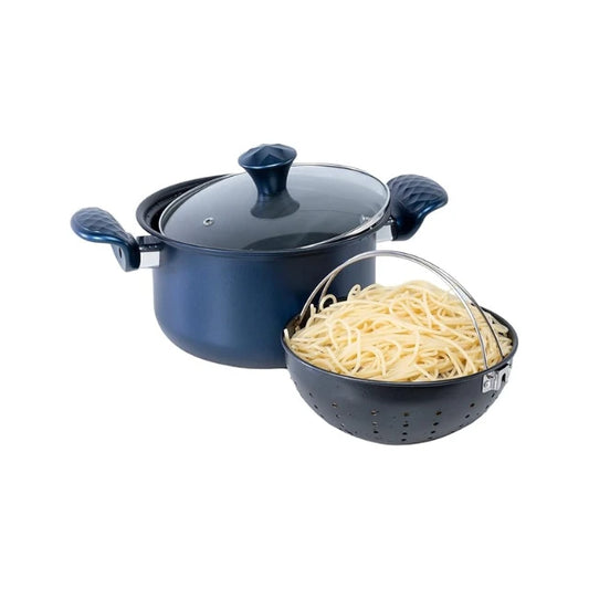 Multifunctional Cooking Pot 22CM Blue