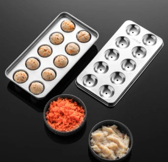 Stainless Steel Ice Ball Tray - 10 Units