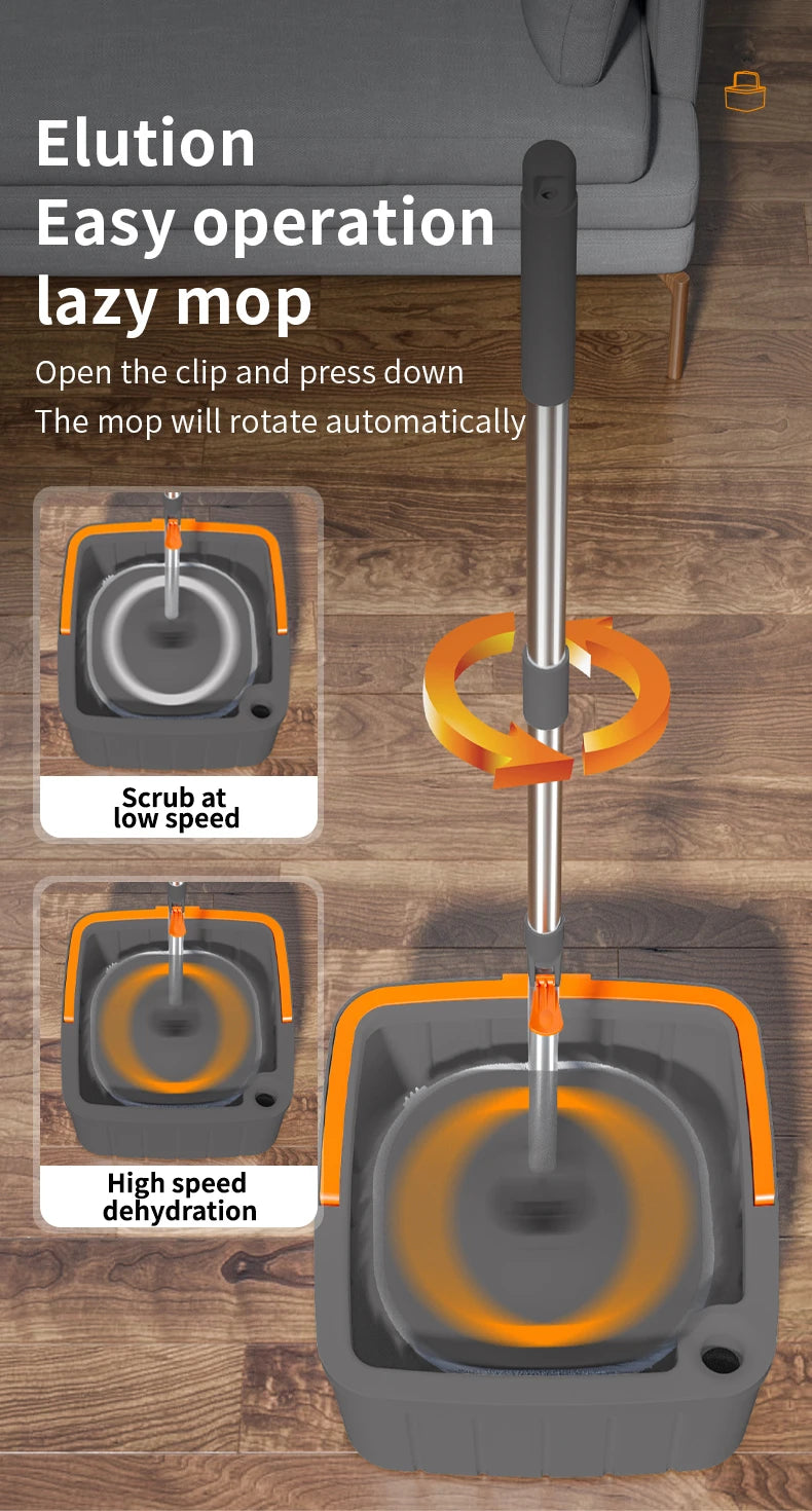 Clean Water Spin Mop - Advanced Separation System