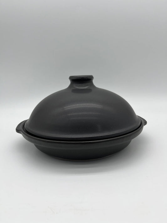 Uchiyama Japanese Ceramic Smoked Clay Pot (20cm)