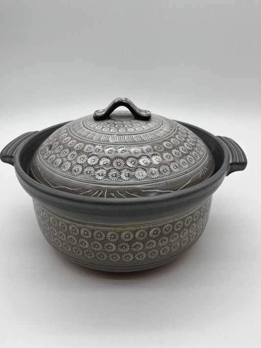Japanese Classic MISHIMA Donabe Casserole Rice Cooker 3-Cups 日本砂锅3合/有内盖