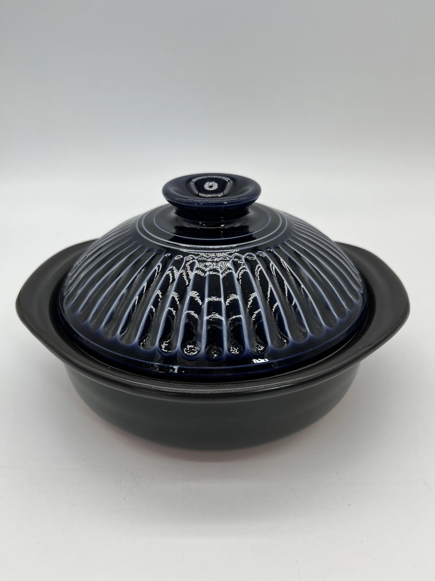 GINPO Kikka Japanese Donabe Casserole No.6 blue