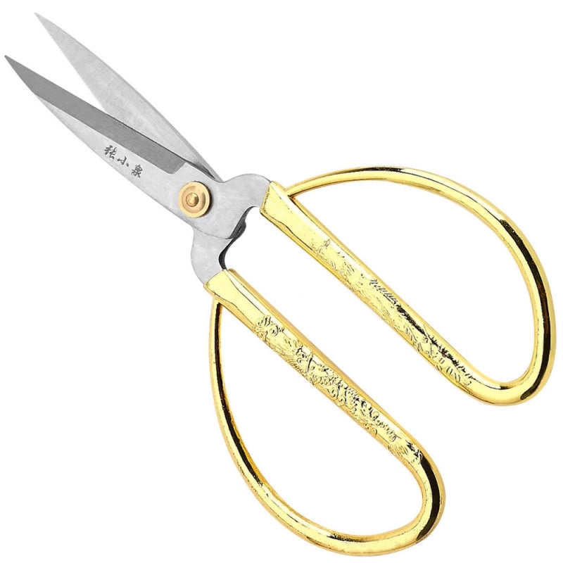 Old Style Scissors-Zhang Xiaoquan- 张小泉龙凤合金剪