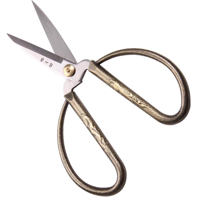 Old Style Scissors-Zhang Xiaoquan- 张小泉龙凤合金剪