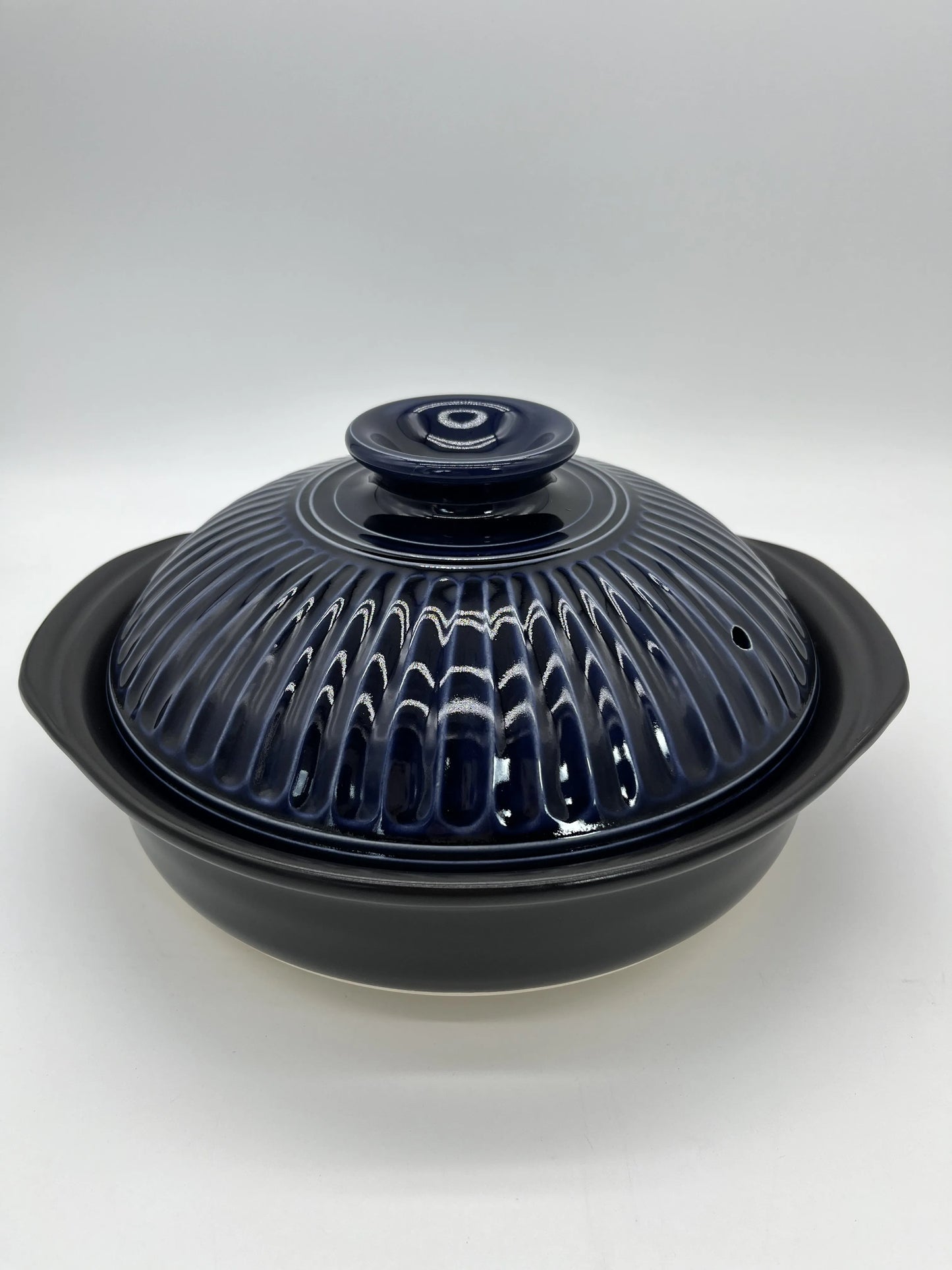 GINPO Kikka Japanese Donabe Casserole No.9 blue
