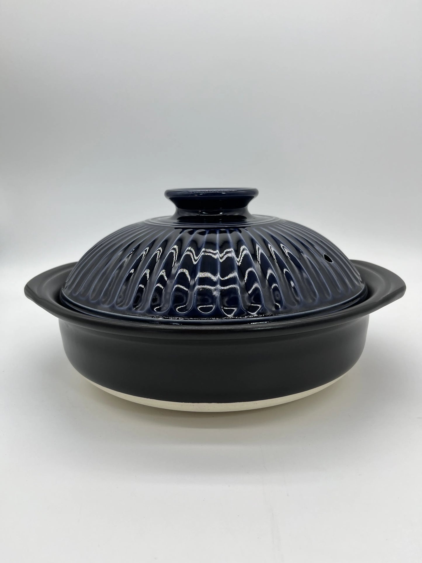GINPO Kikka Japanese Donabe Casserole No.9 blue