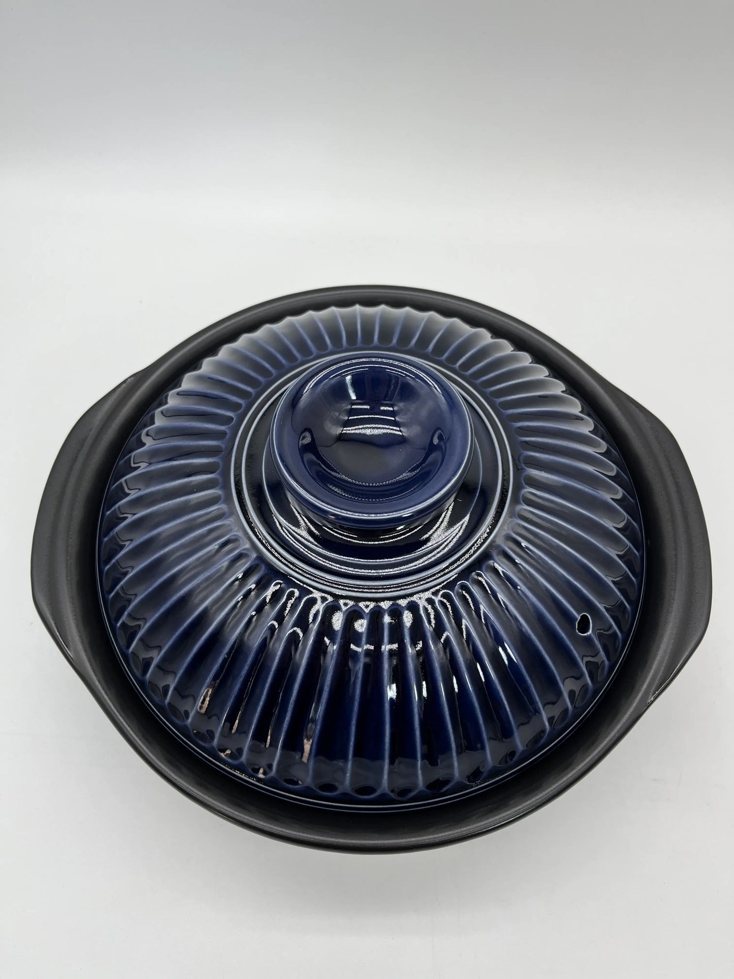 GINPO Kikka Japanese Donabe Casserole No.9 blue