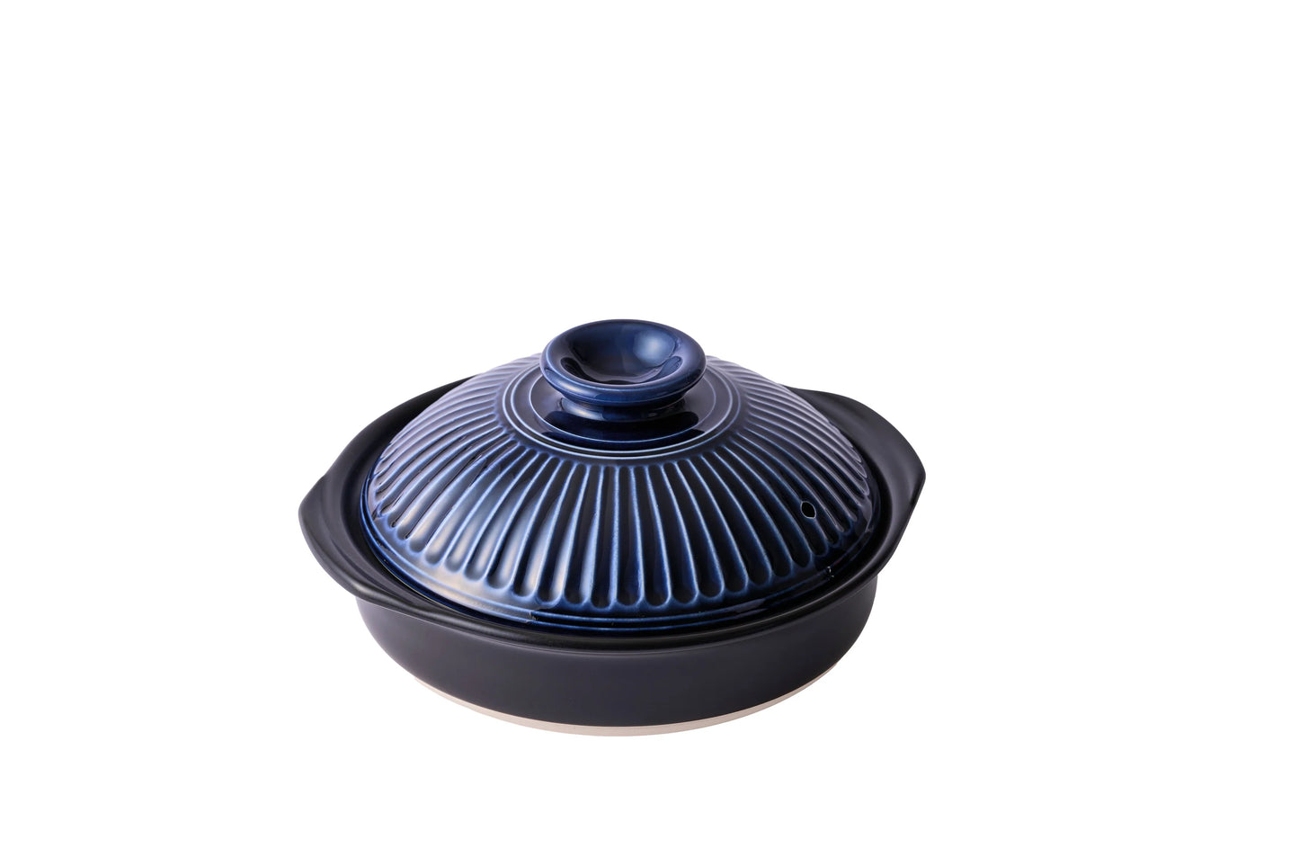 GINPO Kikka Japanese Donabe Casserole No.8 blue