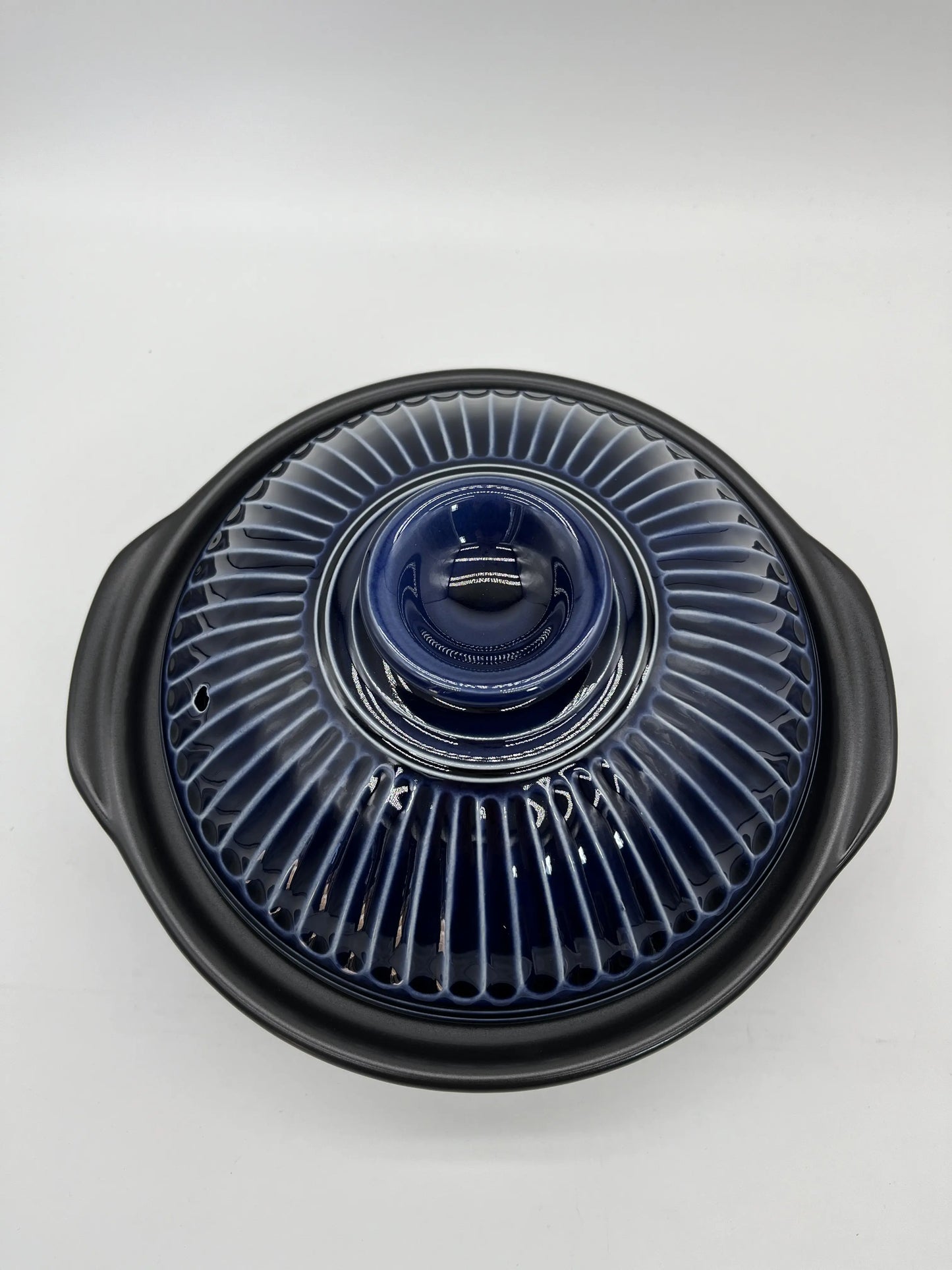GINPO Kikka Japanese Donabe Casserole No.8 blue