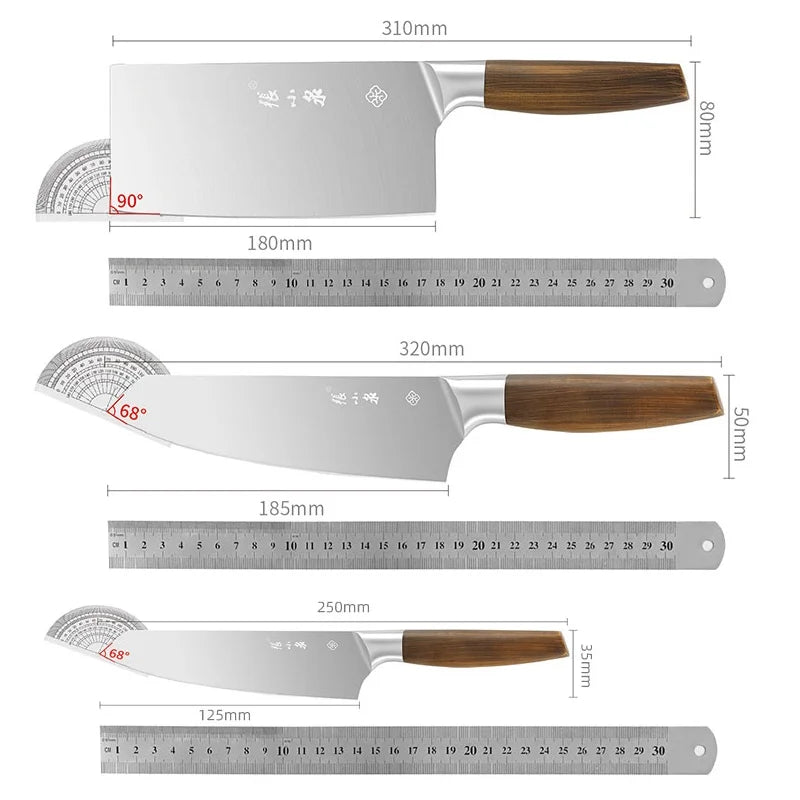 ZXQ Master Z GUIZHONG Knife 6-Piece Block Set D31340100 / 张小泉鬼冢系列套刀
