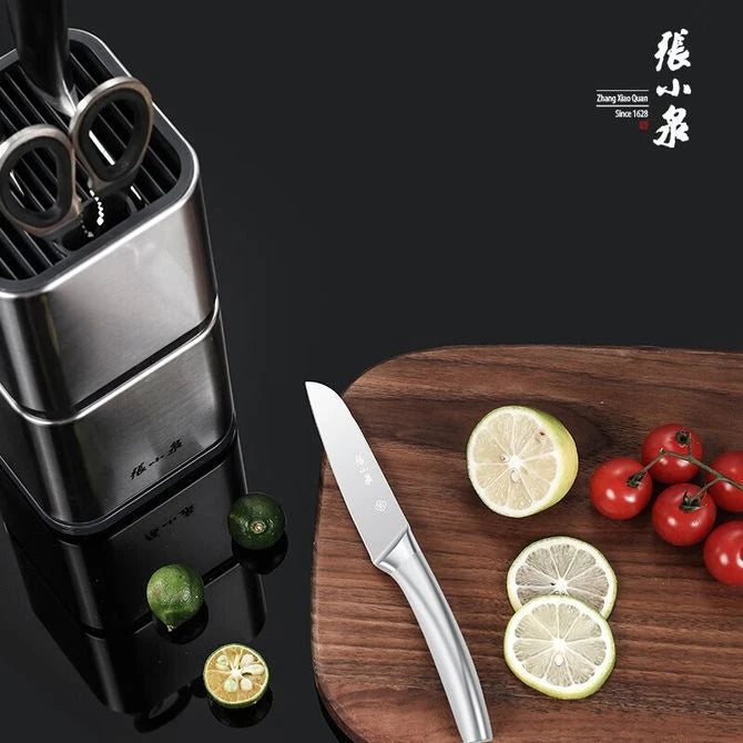 ZXQ Silver Arc Series Knife Set Five-piece Set D31370100 / 张小泉银狐系列中式套刀
