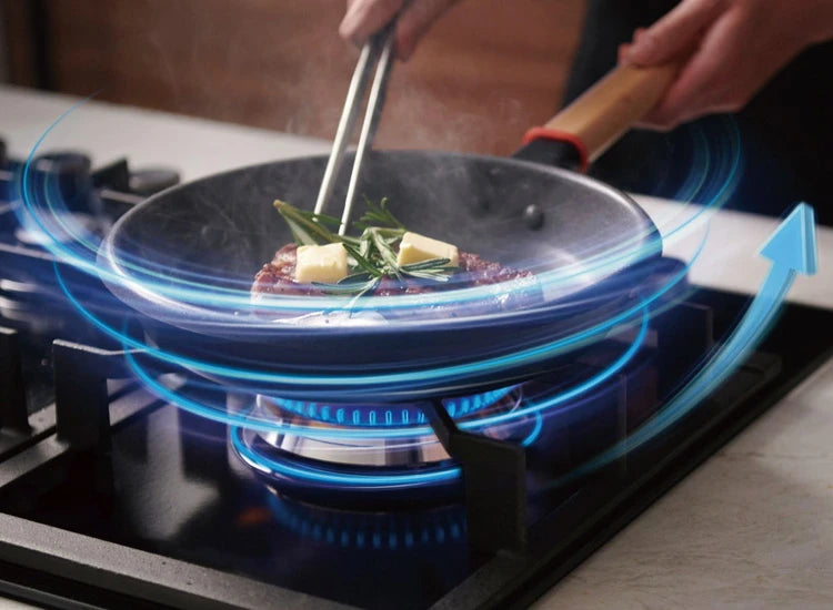 FOTILE 90cm 5 Burner Gas Cooktop - Accurate Timing Control GLG90505