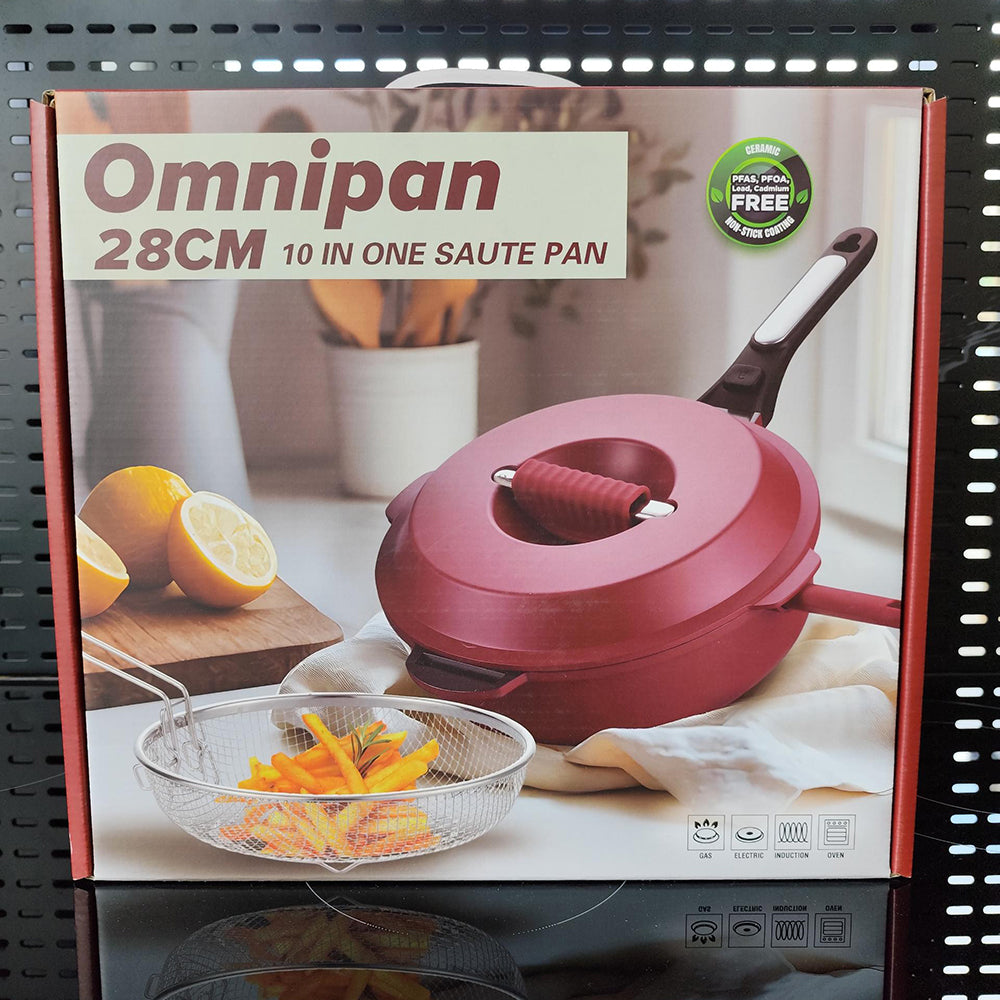 Omni Pan | The Ultimate 10-in-1 Non-Stick Multi-Purpose Cookware Set