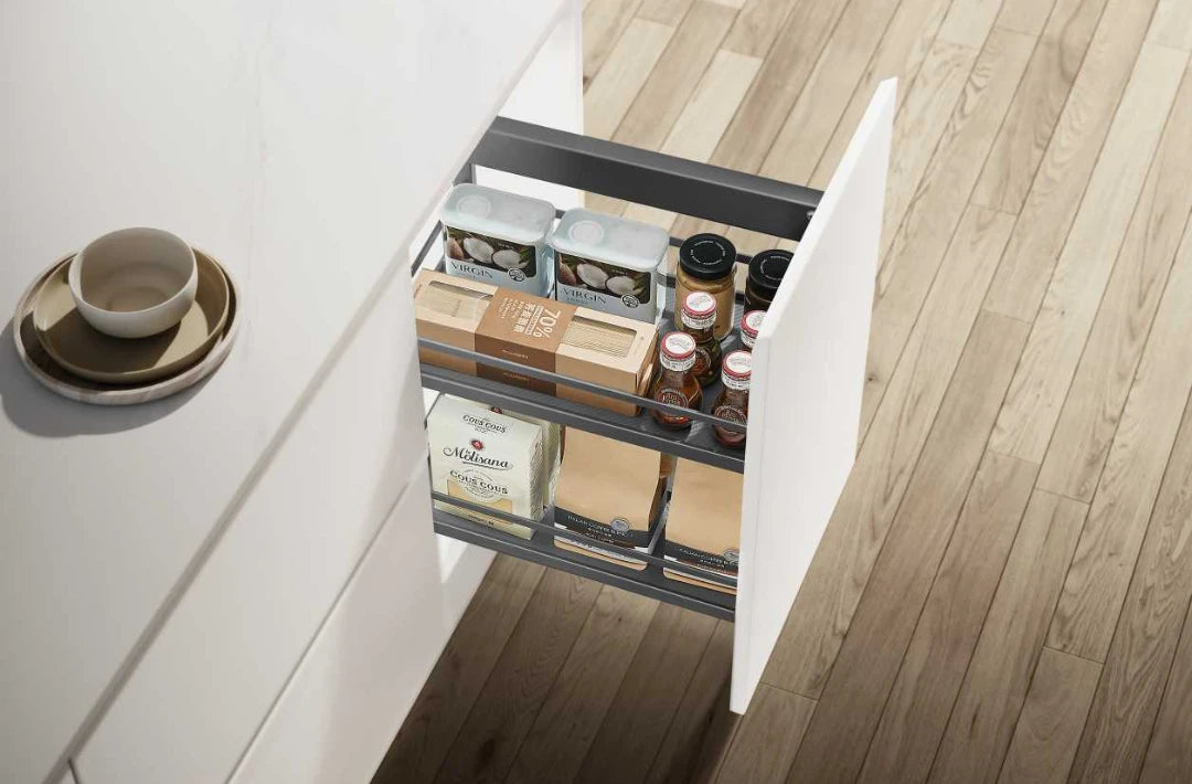 Side Basket 2 Layers - Diamond - Fits 300mm Cabinet Width - 304164