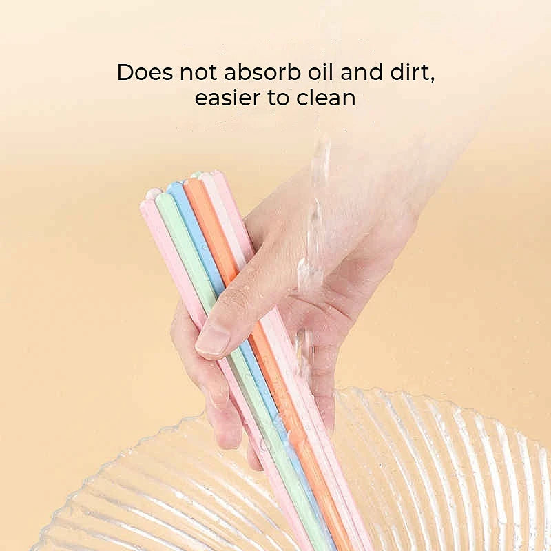 PET Fiber Alloy 5-PCS Chopsticks -  花样年华 合金筷五双装