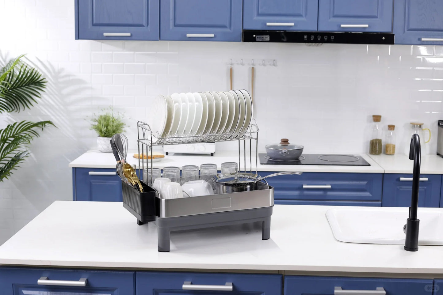 2-Tier Dish Drying Rack