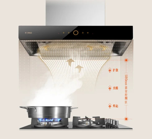 Fotile 90cm Wall Mounted Rangehood - Low Noise and Powerful EMG9008