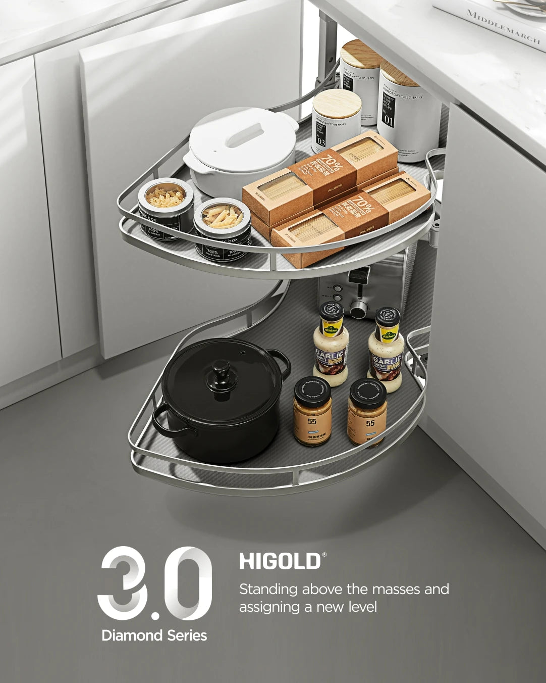 Swing Out Corner e - Fits 900mm Blind Corner - RIGHT - 101072