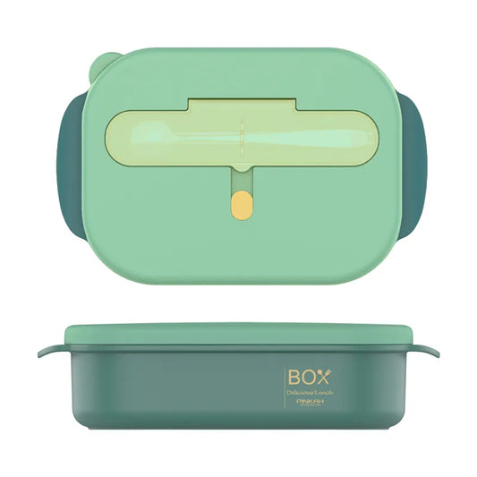 Stainless Steel Lunch Box with 3 Compartments 1000ml PINKAH Green